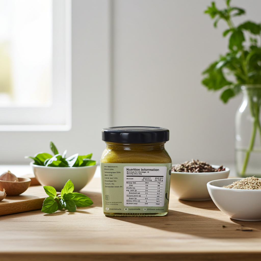 معجون الكاري الأخضر (بدون ثوم ولا بصل) 