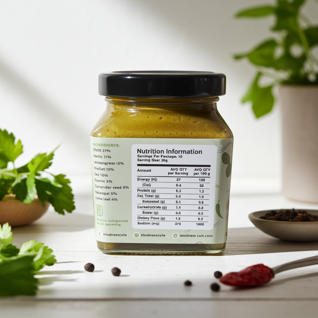 معجون الكاري الأخضر 