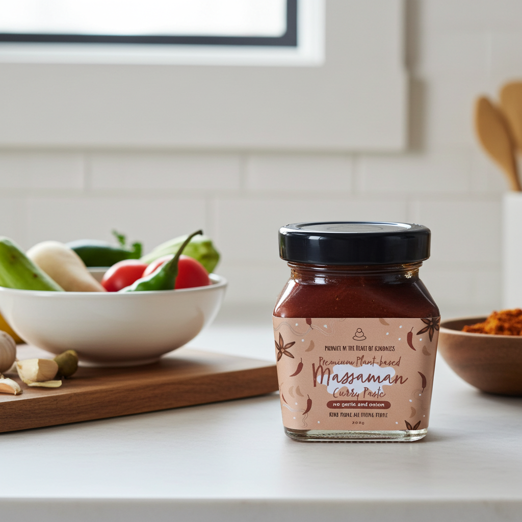 معجون كاري ماسامان (بدون ثوم ولا بصل) 