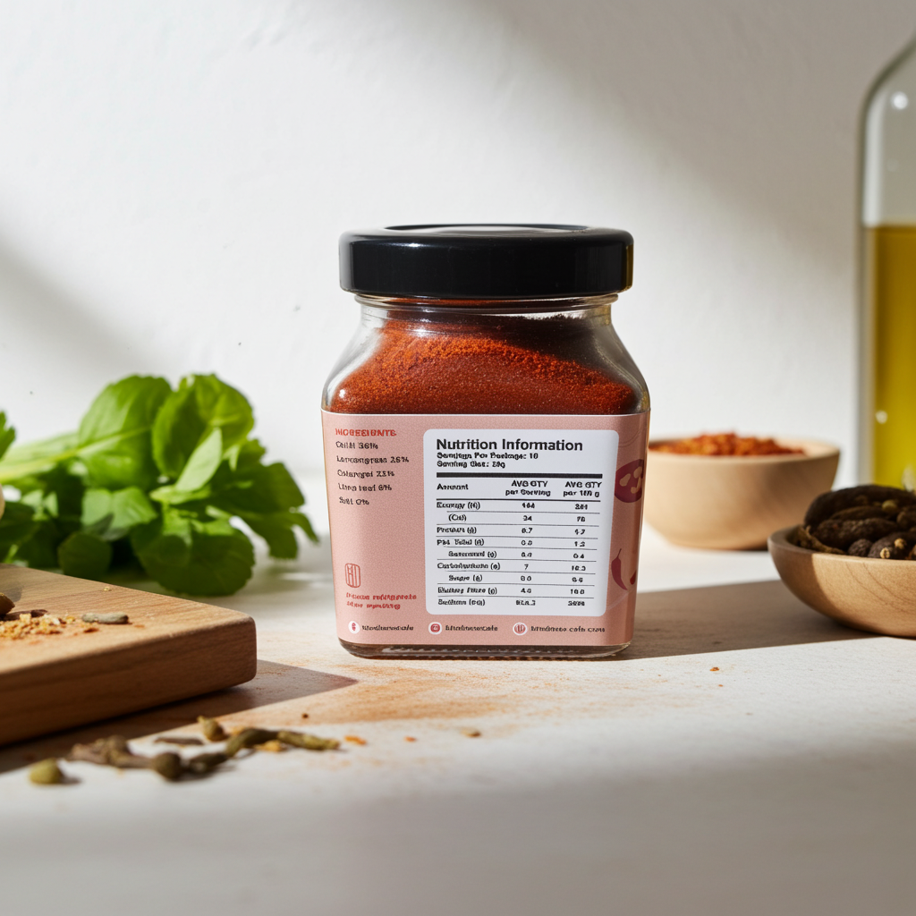 Bột cà ri đỏ (Không tỏi, không hành) 