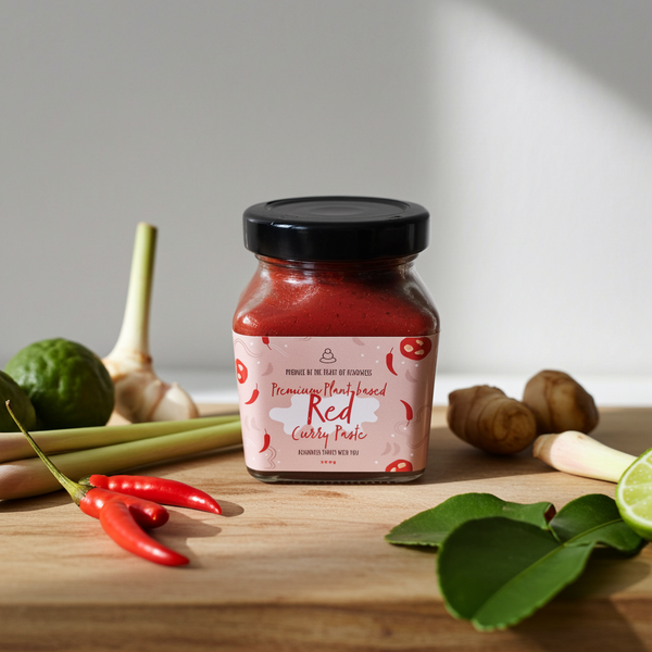 Thai Red Curry Paste (Vegan, Gluten Free) – The Heart Of Kindness