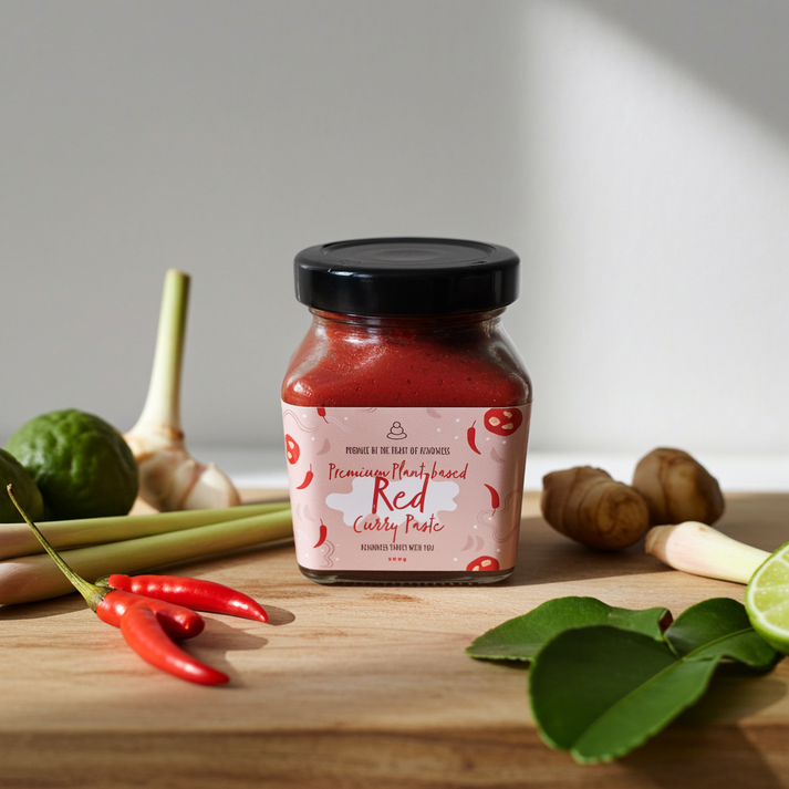 Thai Red Curry Paste (Vegan, Gluten Free) – The Heart Of Kindness
