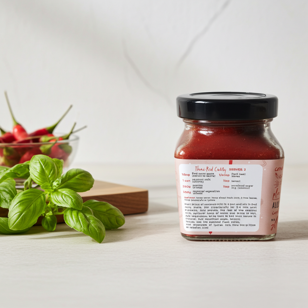 معجون الكاري الأحمر 